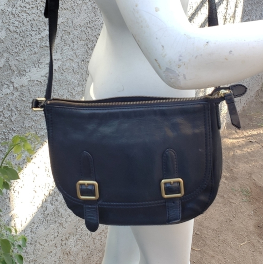Frye Black Leather Cross Body Bag - Picture 13 of 16